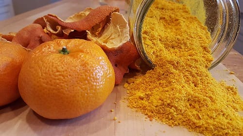 Bột vỏ cam dùng để dưỡng da