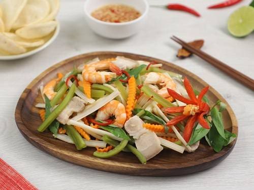 Gỏi rau tiến vua thơm ngon