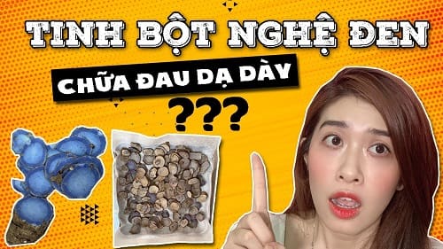 Những câu hỏi từ tinh bột nghệ đen