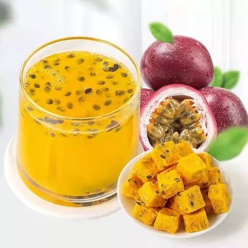 Pha nước uống tiện lợi từ viên chanh leo