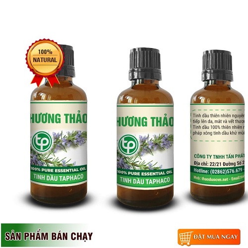 Tinh dầu hương thảo nguyên chất 100% từ Việt Thắng