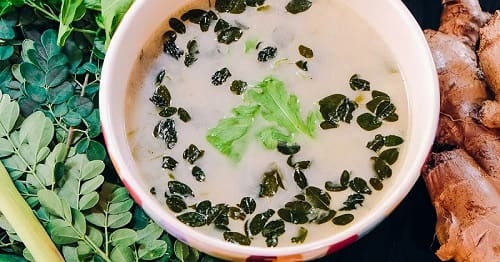 Thưởng thức món ăn từ chùm ngây khô