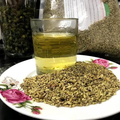 Pha trà hoa hòe khô