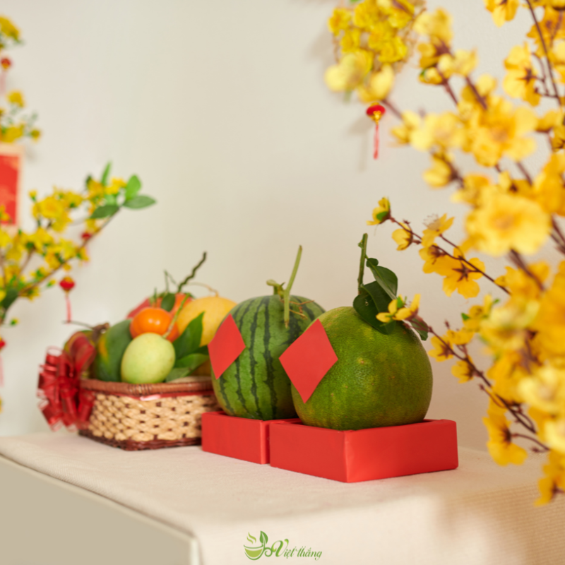 Mâm ngũ quả đơn giản cho ngày Tết 2026