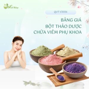 Bảng giá Bột Thảo dược chữa viêm phụ khoa Quý I/2026
