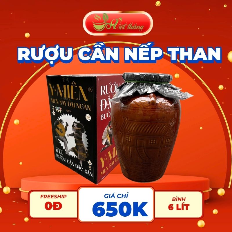 Địa chỉ bán rượu cần nếp than 6 lít tại TP.HCM