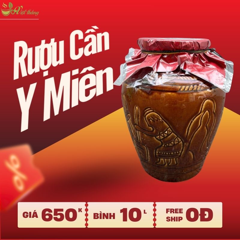 Bình rượu cần Y Miên 10 lít