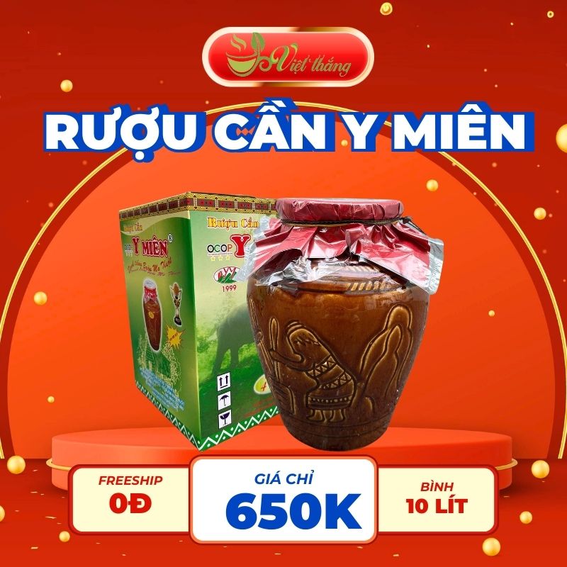 Rượu cần Y Miên 10 lít giá bao nhiêu?
