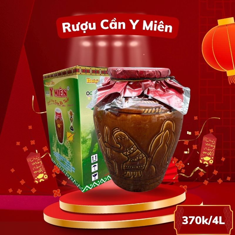 Rượu cần Y Miên 4 lít Việt Thắng