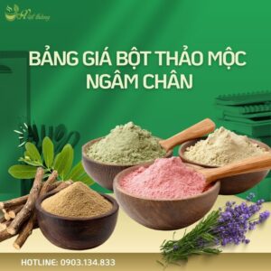 Bảng giá Bột Thảo dược ngâm chân Quý I/2026