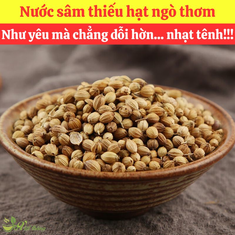 Công thức nấu nước sâm với hạt ngò