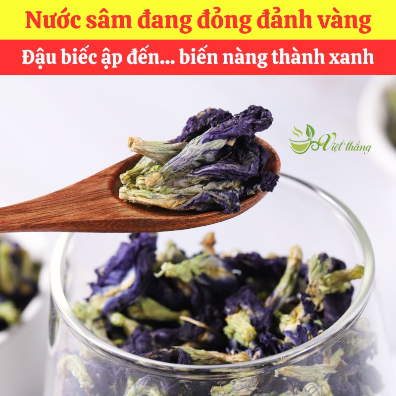 Giá bán hoa đậu biếc nguyên liệu nấu sâm tại TP.HCM