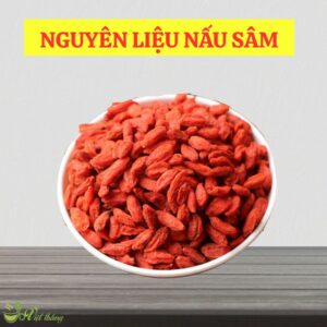mua sỉ kỷ tử nguyên liệu nấu sâm tại tphcm