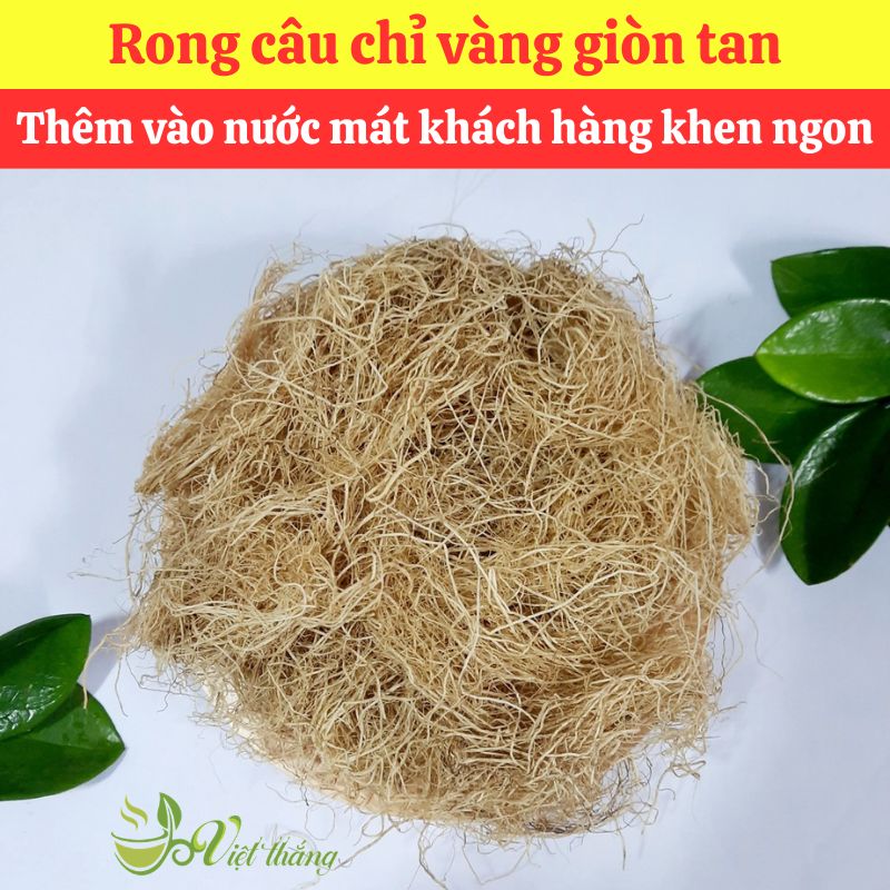 Cách nấu nước sâm với rong câu chỉ vàng