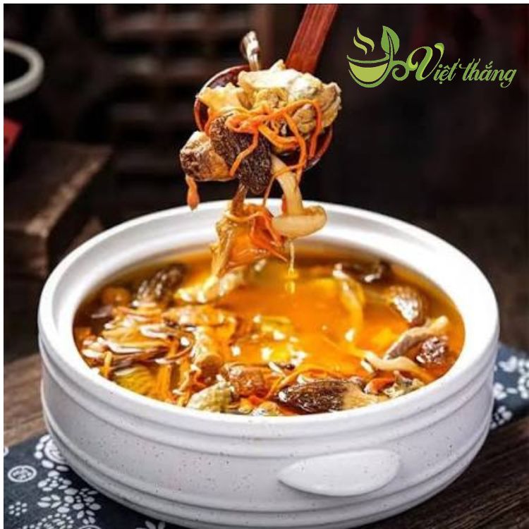 Nguyên liệu của set canh nấm 14 vị