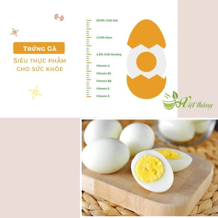 Dinh dưỡng đa dạng trong trứng gà