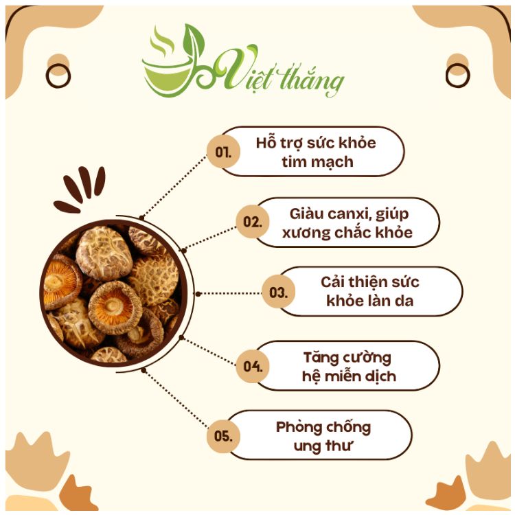 Công dụng của nấm đông cô