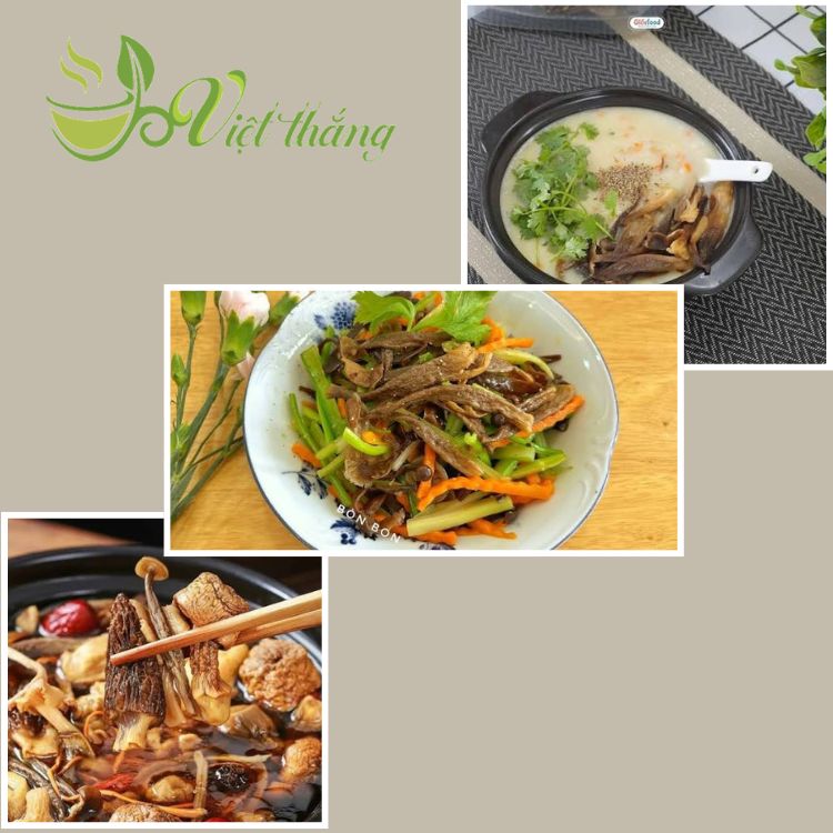 Chế biến nấm lộc nhung
