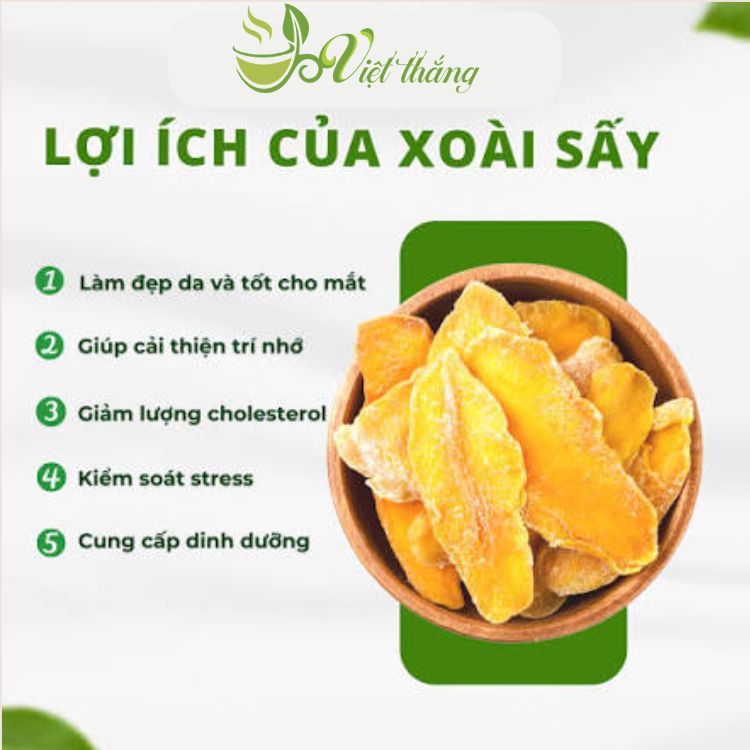 Lợi ích khi ăn xoài sấy dẻo