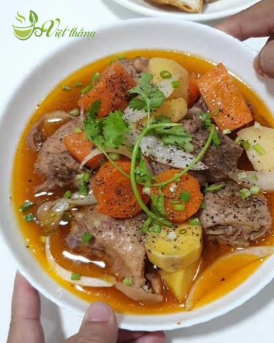 Hương vị của gà nấu nấm đông cô